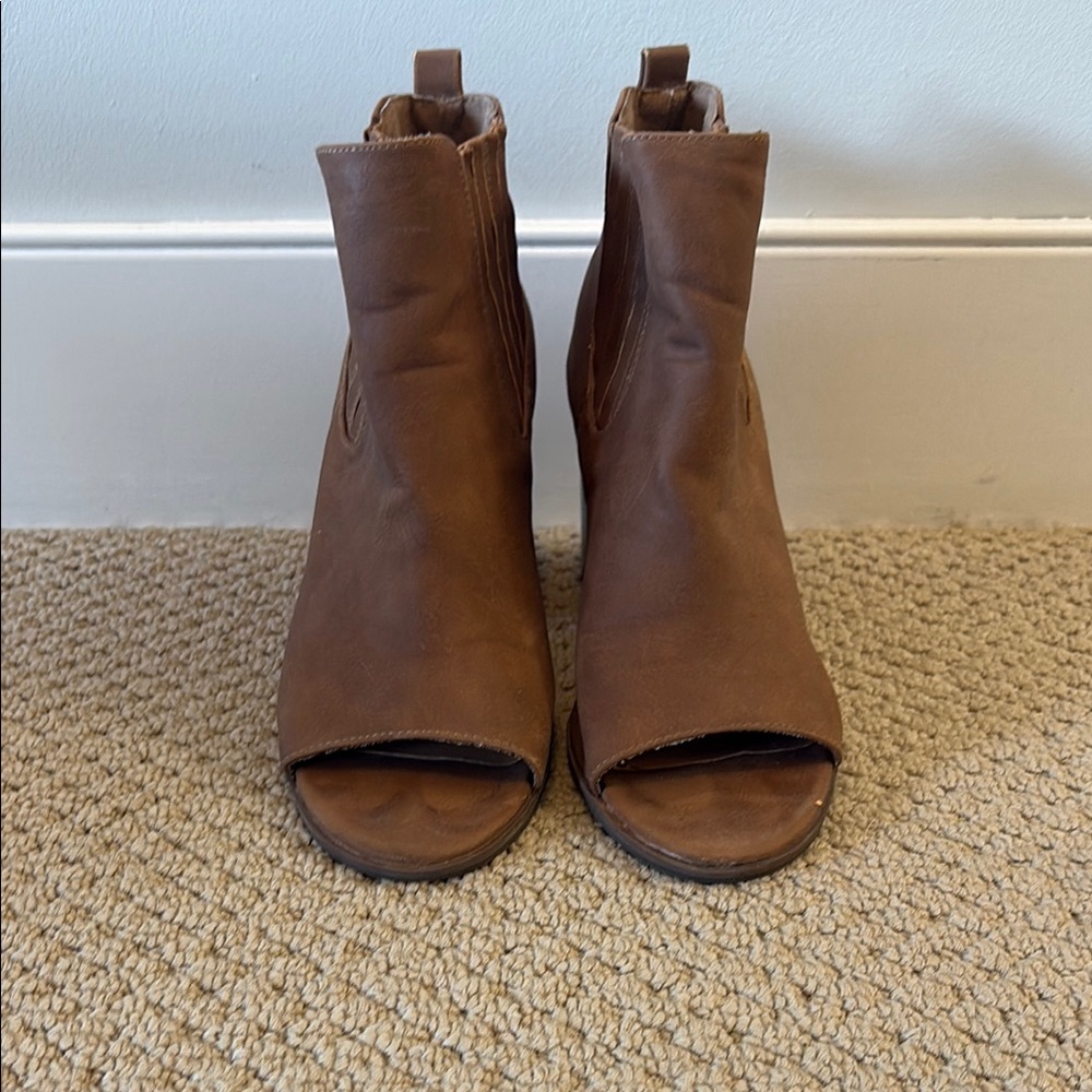 BCBG Brown Ankle Boots